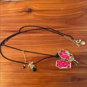 Betsey Johnson coffin necklace